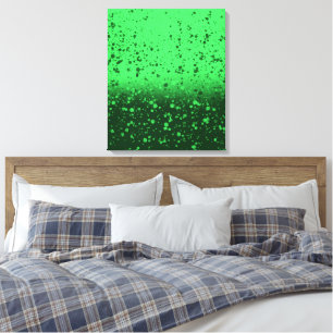 Impressão Em Tela Arte Minimalista Esmeralda Rica