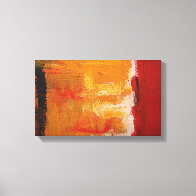 Impressão Em Tela Arte Moderna - Canva Mínima de Abstrato Arte Embal (Frente)