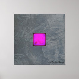 Impressão Em Tela Arte Moderna Lavanda Cinza Ardesia Fúcsia