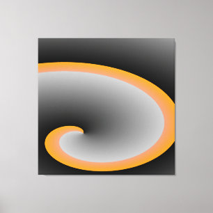 Impressão Em Tela arte moderna Redemoinho Cinza