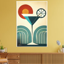 Arte Moderno de Meados do Século Nascer do Sol da