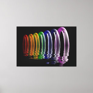 Impressão Em Tela arte multidimensional abstrato