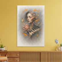 Arte Musical Abstrata | Piano Surrealista