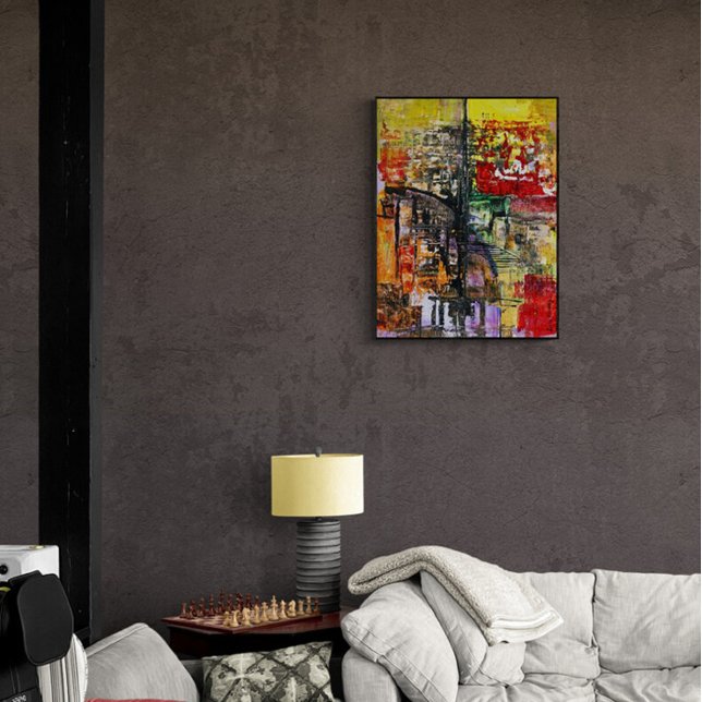 Impressão Em Tela Arte Original Abstrata (Criador carregado)