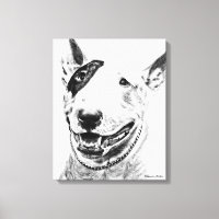Arte para cães "Touro Corajoso"