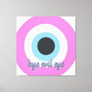 Impressão Em Tela arte personalizável de tela com olho mau rosa 🧿