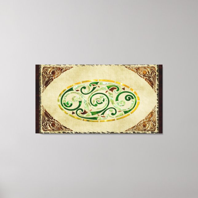 Impressão Em Tela Arte popular tradicional celta (Frente)