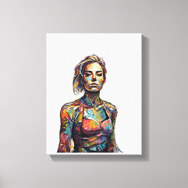 Impressão Em Tela Arte pós-canvas (Frente)