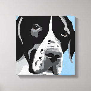Impressão Em Tela Arte preto e branco do ponteiro