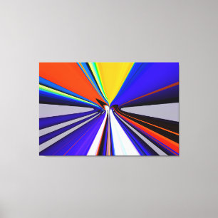 Impressão Em Tela Arte rápida do viagem