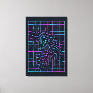 Impressão Em Tela Arte Retroativa dos anos 80