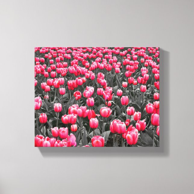 Impressão Em Tela Arte Rosa Flor (Frente)
