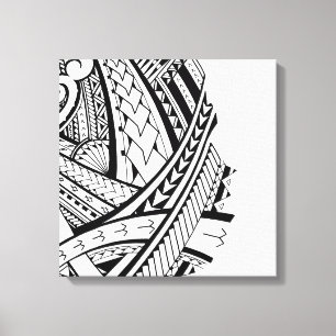 Impressão Em Tela Arte samoana moderna do tatuagem