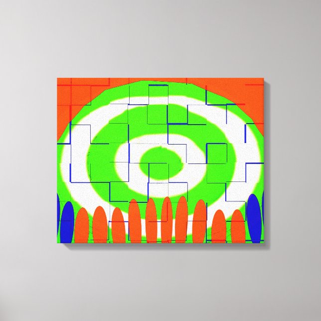 Impressão Em Tela Arte sobre espíritos (Frente)