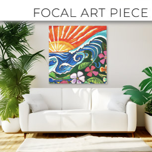 Impressão Em Tela arte surf