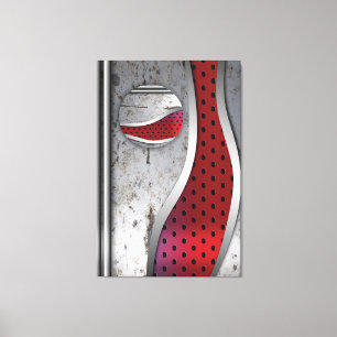 Impressão Em Tela Arte texturizada em 3D Metal