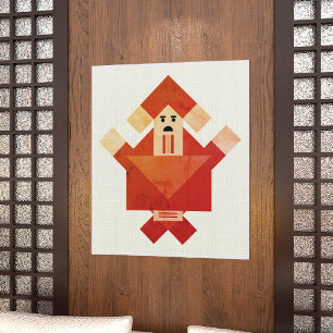 Impressão Em Tela Arte tradicional chinesa criativa