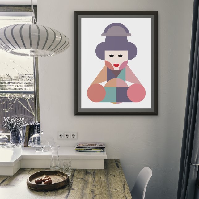 Impressão Em Tela Arte tradicional feminina (Criador carregado)