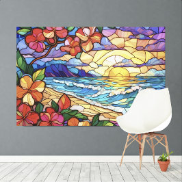 Impressão Em Tela Arte tropical XL