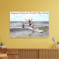 Arte Vintage de Surf de Seaside Heights Nova Jerse