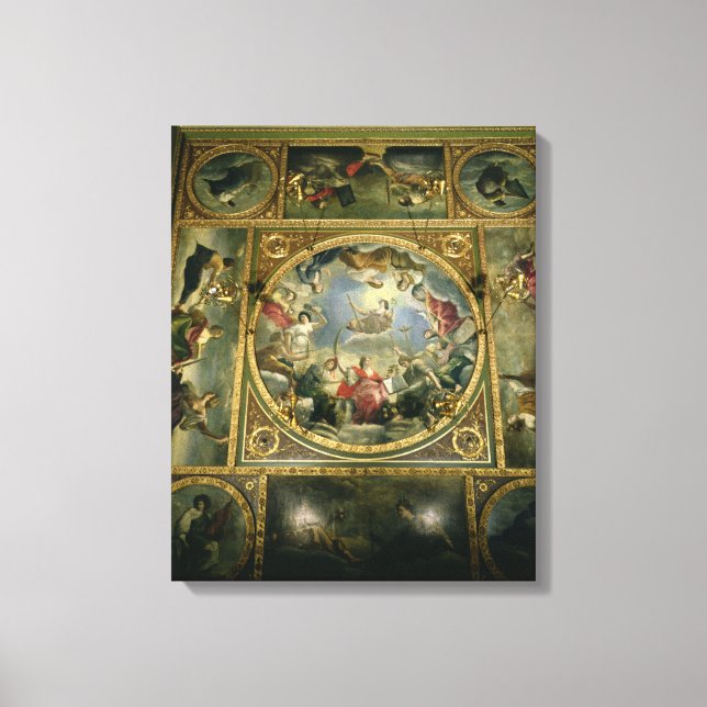 Impressão Em Tela Artes e Ciências, 1636 (Frente)