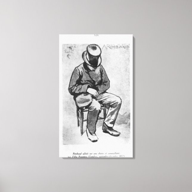 Impressão Em Tela Arthur Rimbaud (Frente)