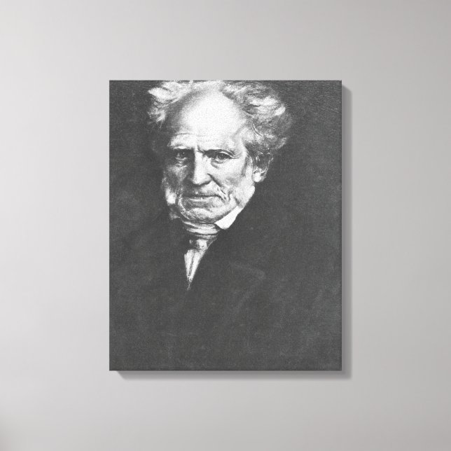 Impressão Em Tela Arthur Schopenhauer (Frente)