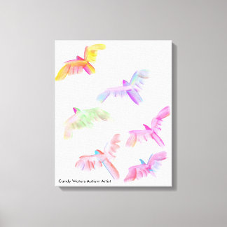Impressão Em Tela Artista do Autismo Candy Waters