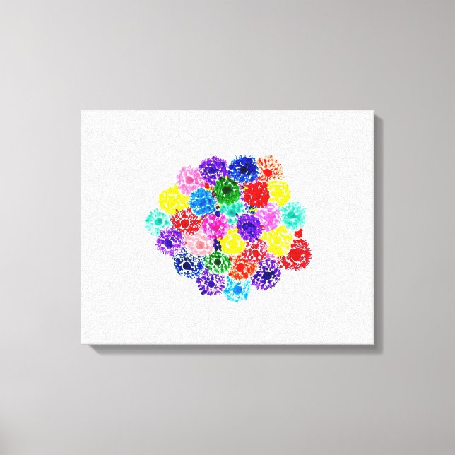 Impressão Em Tela Artista do Autismo Candy Waters (Frente)