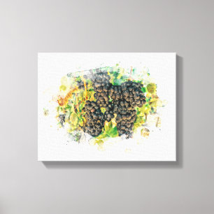 Impressão Em Tela *~* Artsy Vineyard Grape AR21 Vinho Celar