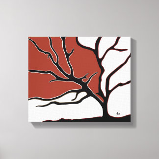 Impressão Em Tela Árvore