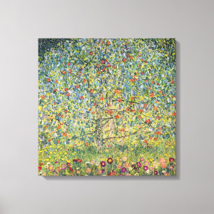 Impressão Em Tela Árvore da Apple por Gustav Klimt, Vintage Art Nouv