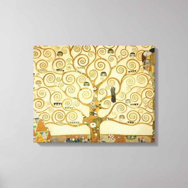 Impressão Em Tela Árvore da Vida de Gustav Klimt (Frente)