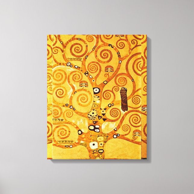 Impressão Em Tela Árvore da vida Gustav Klimt Nouveau (Frente)