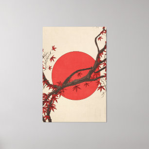 Impressão Em Tela Árvore de bordo japonês