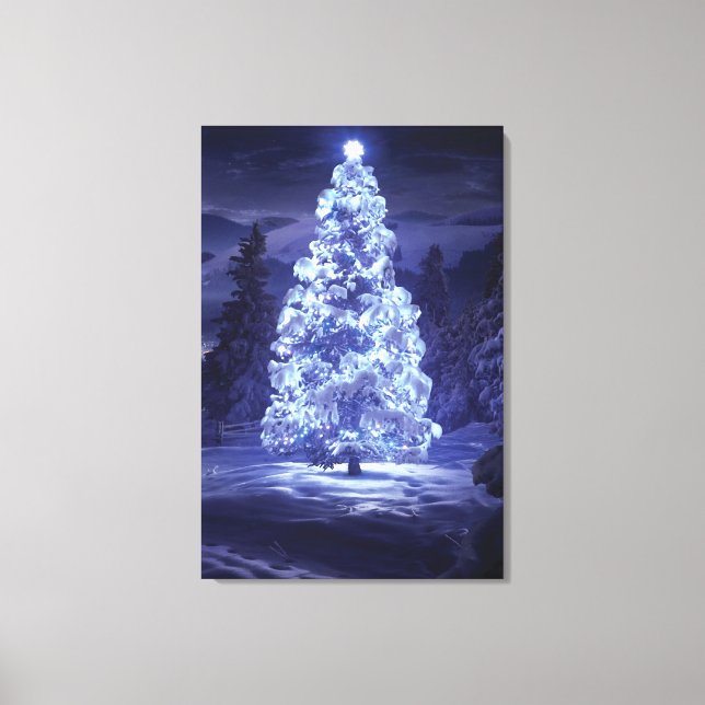 Impressão Em Tela Árvore de Natal (Frente)
