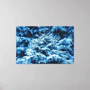 Impressão Em Tela Árvore de Natal de Inverno