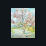 Impressão Em Tela Árvore de Pêssego de Flor | Vincent van Gogh<br><div class="desc">Flor da Árvore de Pêssego (1888) pelo artista poste-impressionista holandês Vincent van Gogh. Arte original é um óleo na canvas que representa uma bela paisagem de árvores rosa floridas. Use as ferramentas de design para adicionar texto personalizado ou personalizar a imagem.</div>
