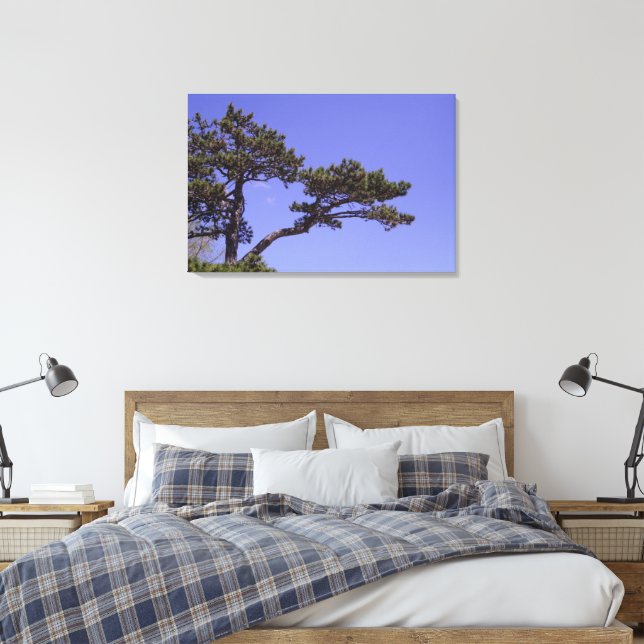 Impressão Em Tela Árvore de pinos de 36"x24" (Insitu(Quarto))