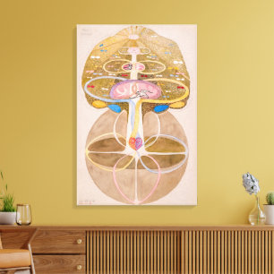 Impressão Em Tela Árvore do Conhecimento Nº 1   Hilma af Klint  
