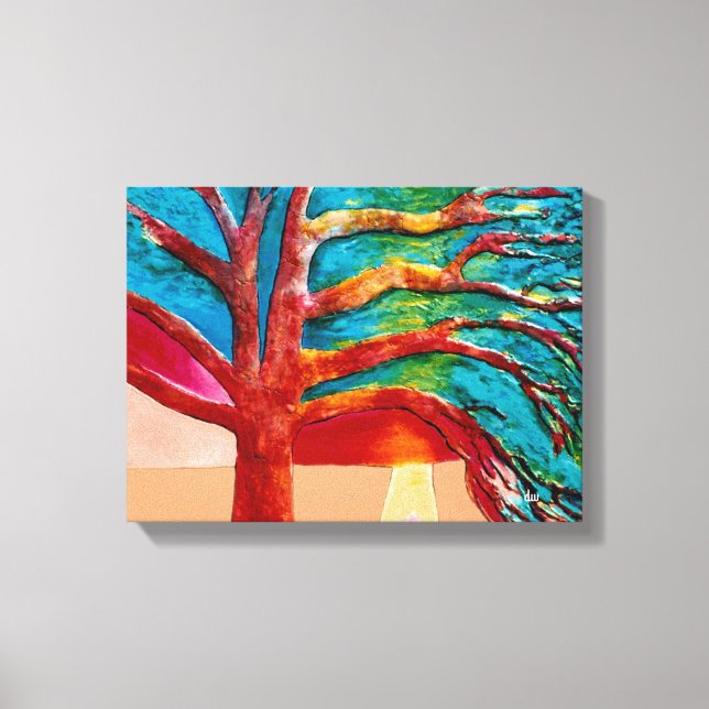 Impressão Em Tela Árvore do século (Frente)