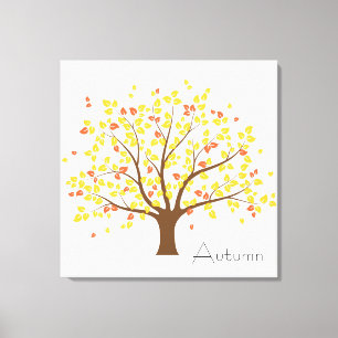 Impressão Em Tela Árvore Dourada do outono