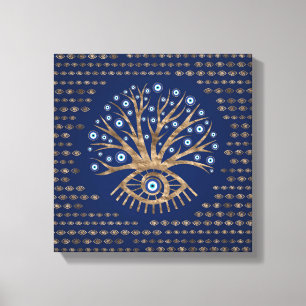 Impressão Em Tela Árvore grega do olho - Mati Mataki - Matiasma