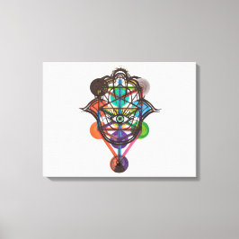 Impressão Em Tela Árvore Kabbalística da Vida