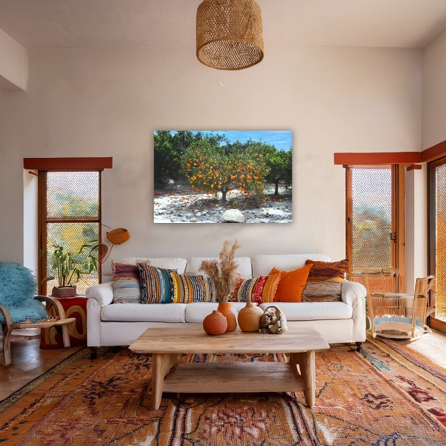 Impressão Em Tela Árvore laranja (Criador carregado)