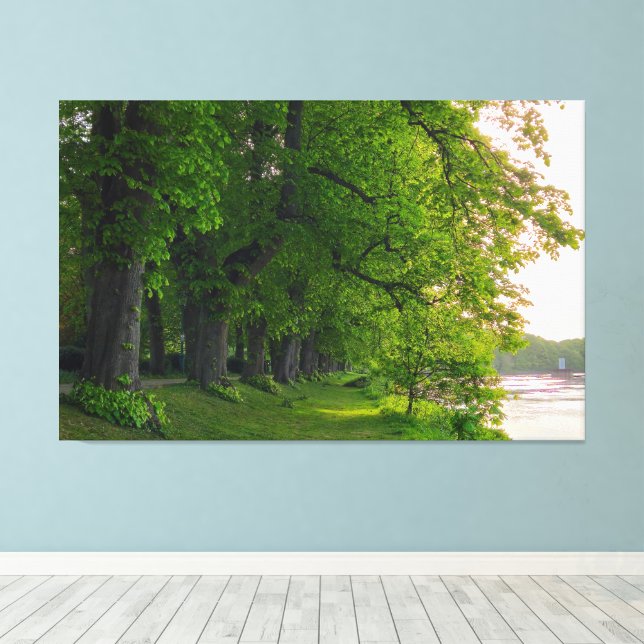 Impressão Em Tela Árvores (Insitu(piso de madeira))