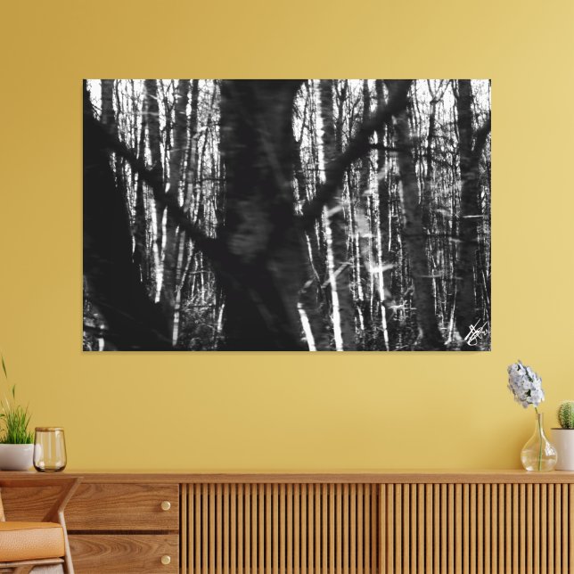 Impressão Em Tela Árvores dançantes na Ilha Whidbey, 525 (Insitu(Sala de estar))