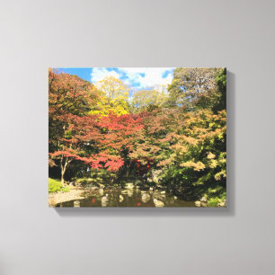 Impressão Em Tela Árvores de Mapeamento Coloridas por Pond