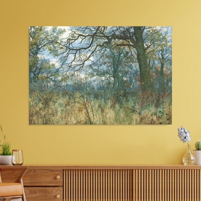 Impressão Em Tela Árvores e Sub-crescimento - William Fraser Garden (Insitu(Sala de estar))