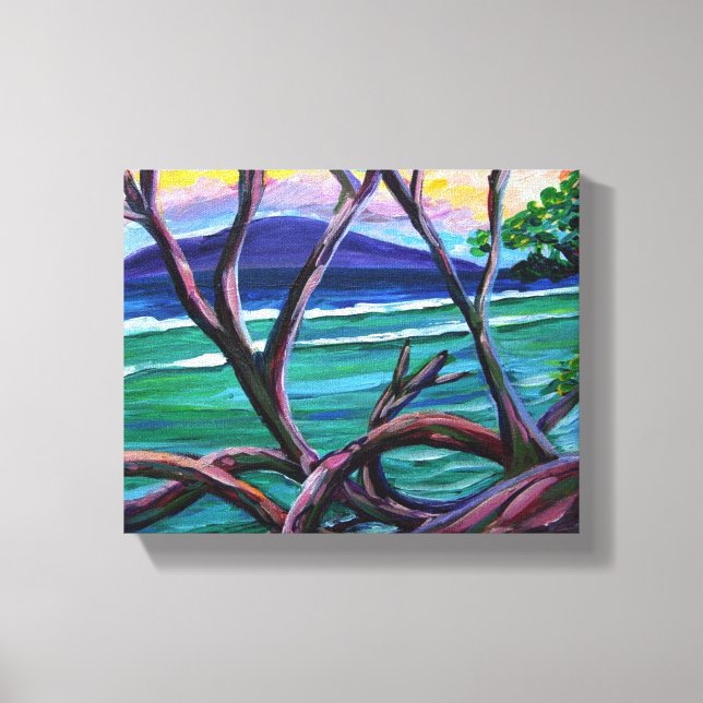 Impressão Em Tela Árvores em mil picos (Frente)